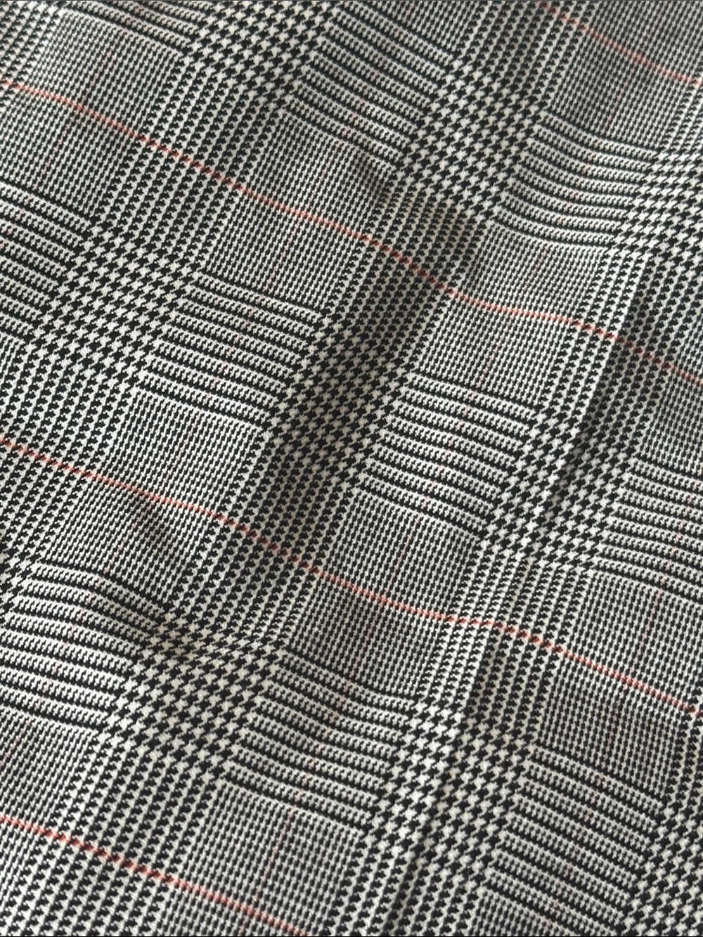 Talbots 12 dress pants womens black white red plaid houndstooth work wear - Picture 10 of 10